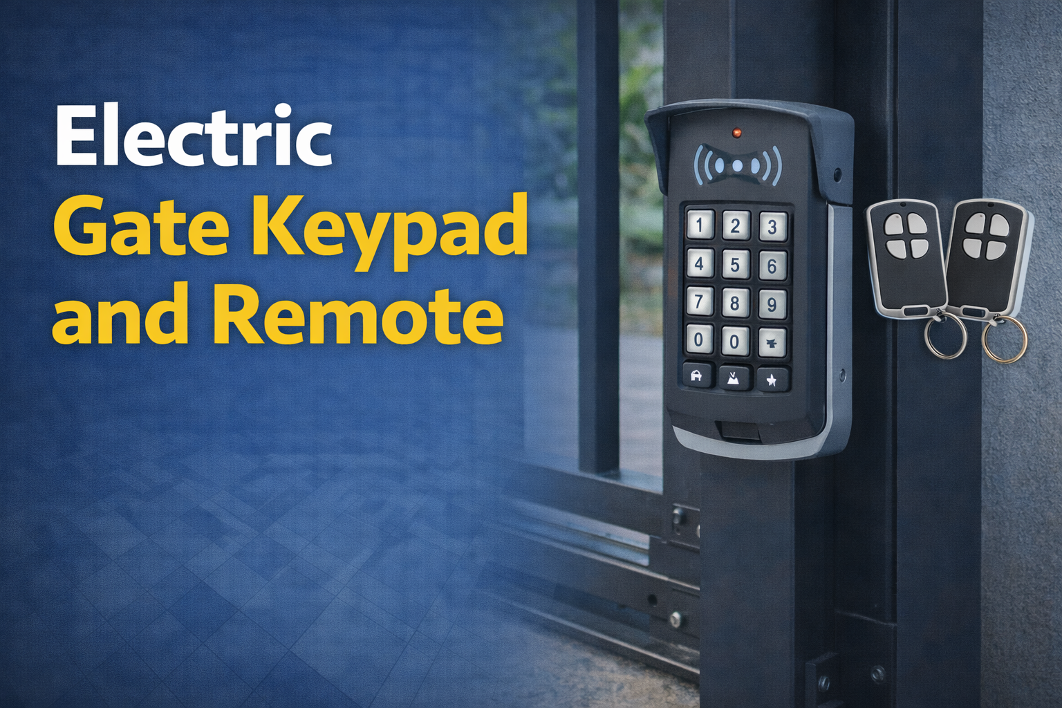Electric Gate Keypad and Remote Services